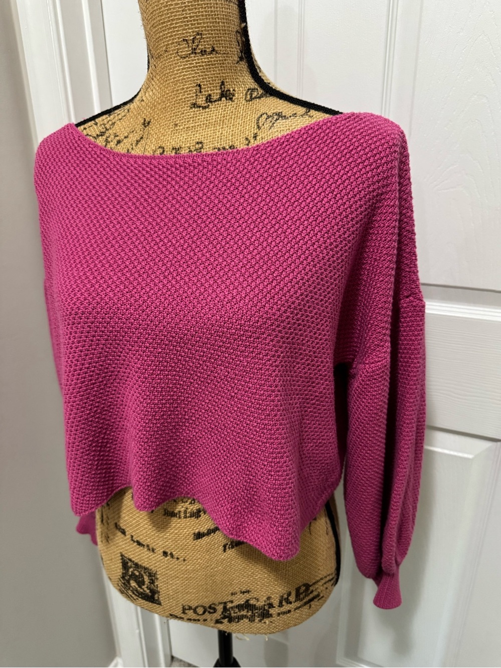 Lovers + Friends Oversized Cropped Sweater